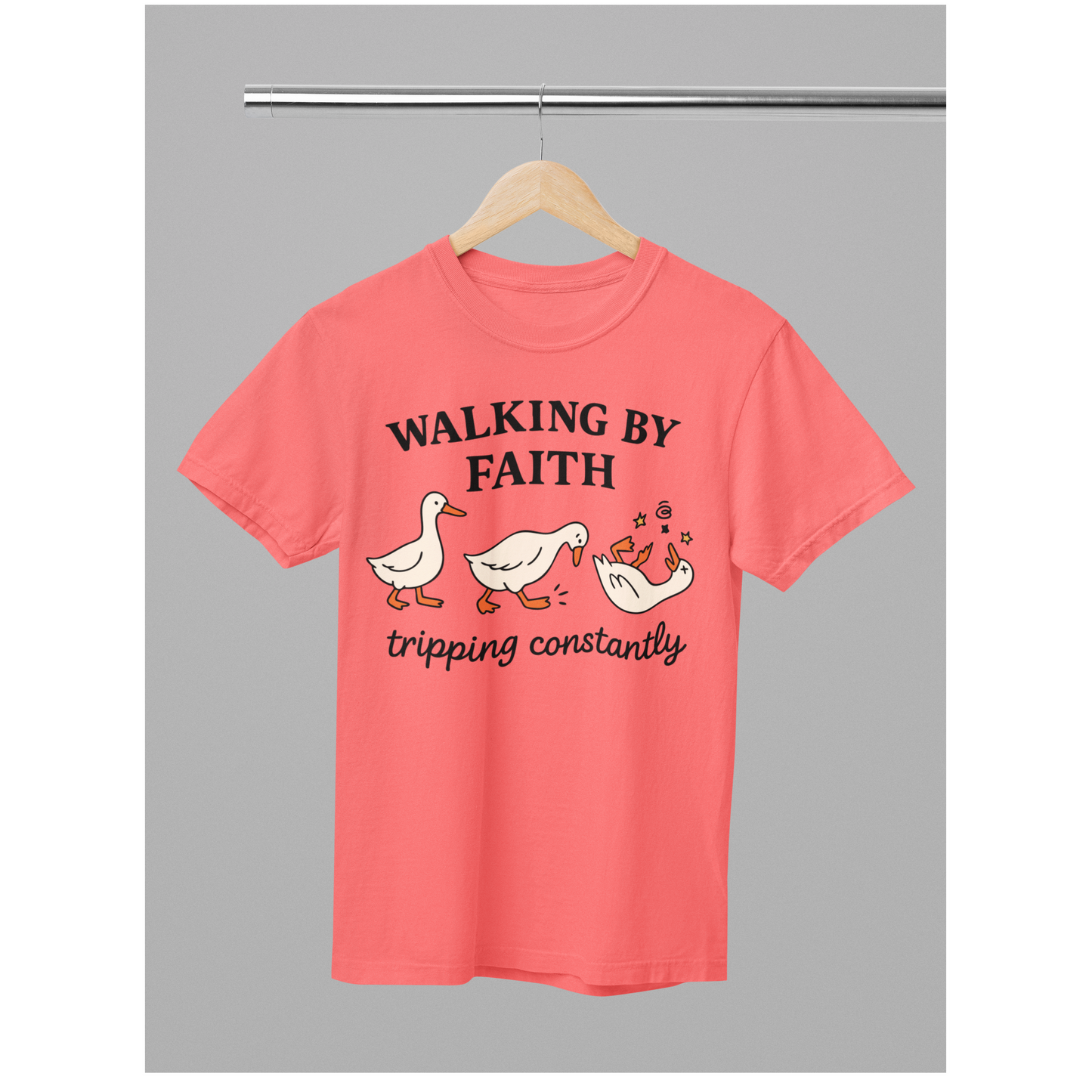 walk by faith goose Tee or sweatshirt