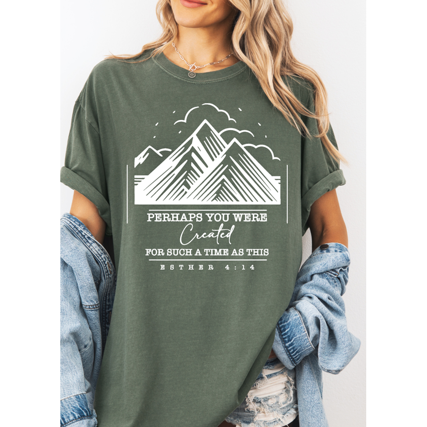 Perhaps you were made for a time Christian Tee or Sweatshirt