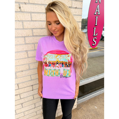 You can sit with us Christian tee or sweatshirt