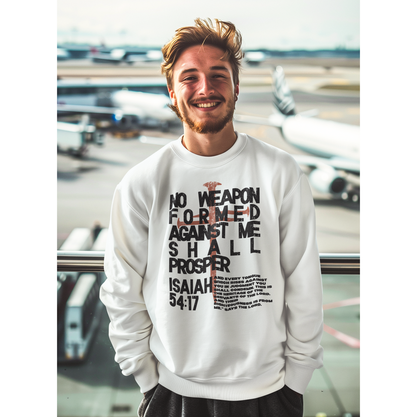No weapons formed against me shall prosper tee or sweatshirt
