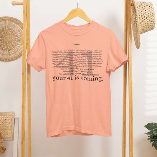 Your 41 is coming tee or sweatshirt