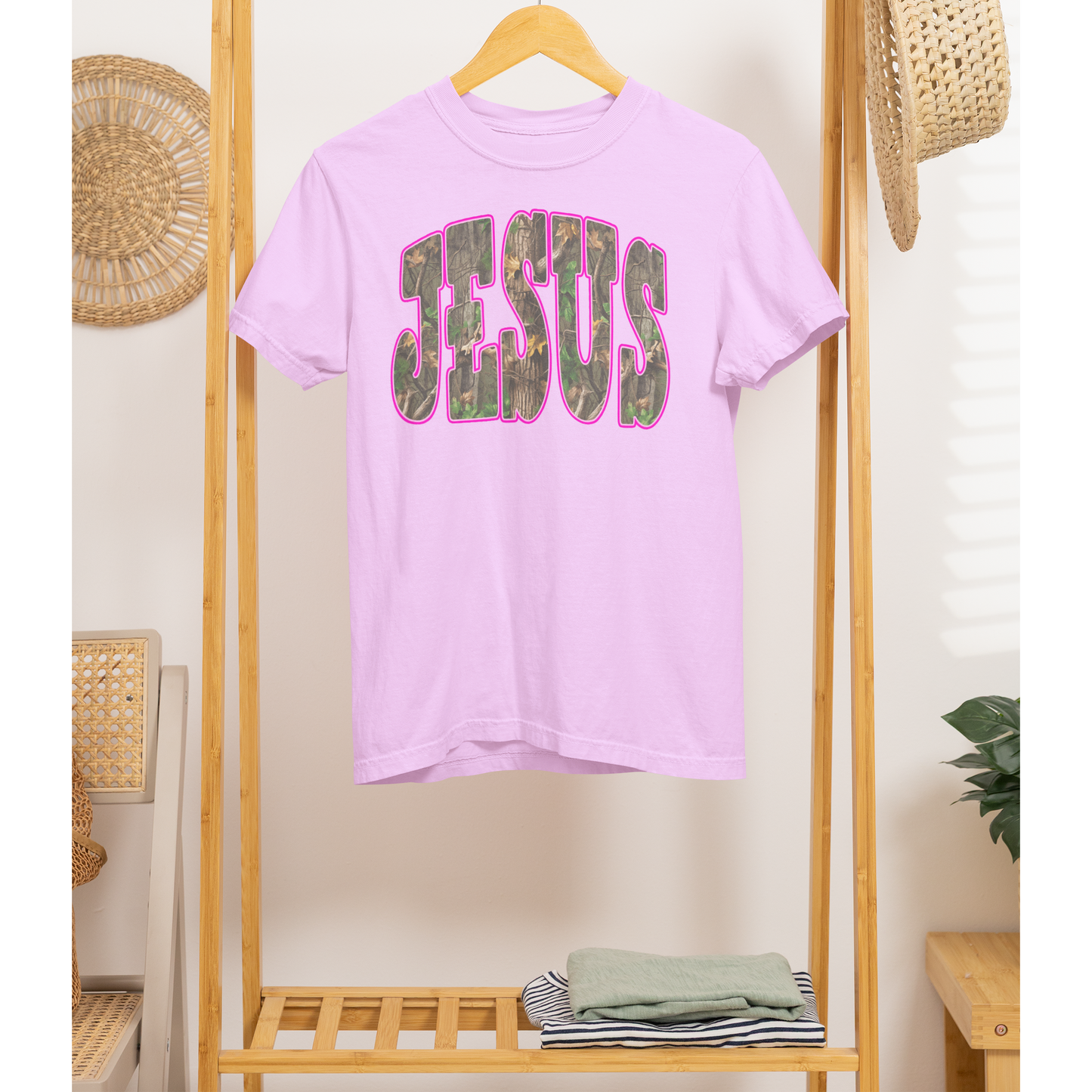 Jesus Camo tee or sweatshirt