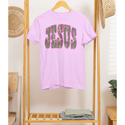 Jesus Camo tee or sweatshirt