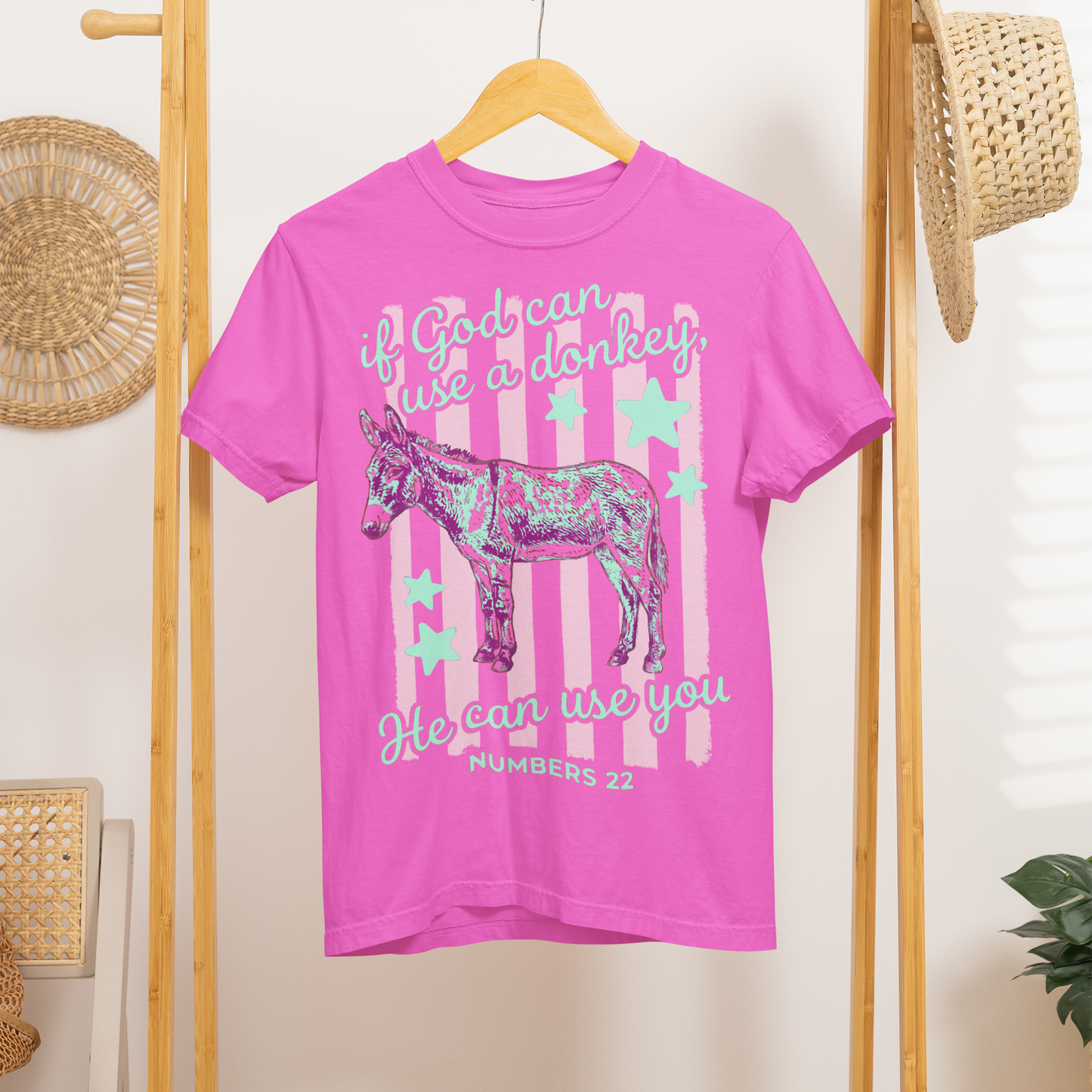 If God can use a donkey tee or sweatshirt