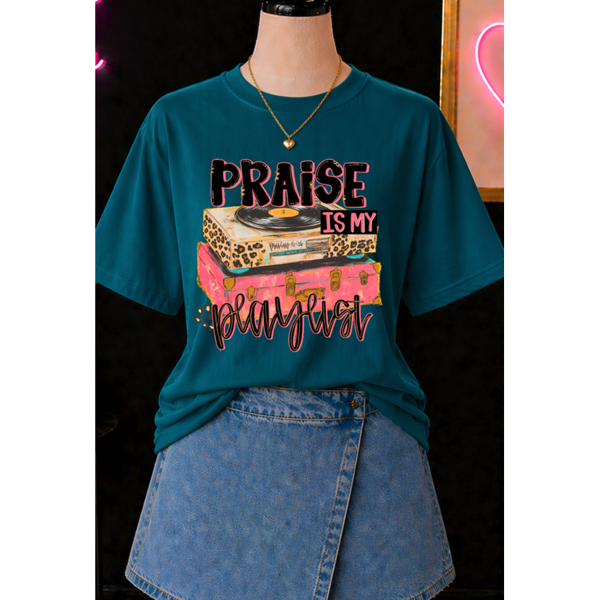 praise is my playlist  tee or sweatshirt