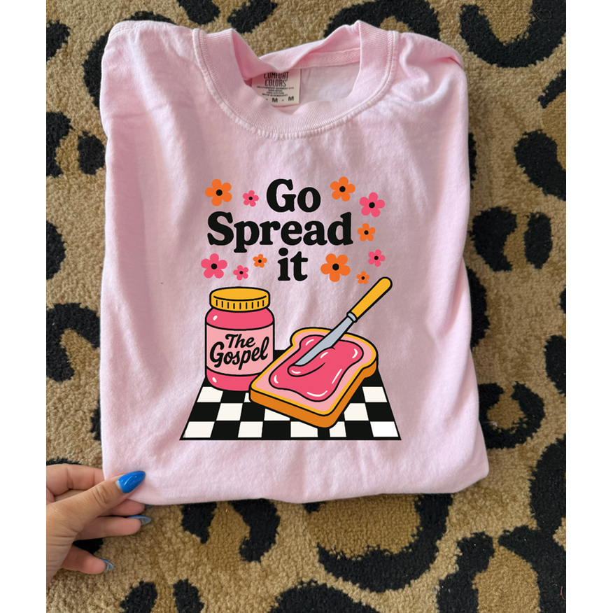 Go Spread the Gospel Jelly Christian tee or sweatshirt